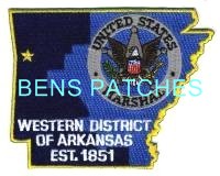 ARKANSAS,UNITED STATES MARSHAL WESTERN DISTRICT OF ARKANSAS 1 STATE SHAPED_wm
